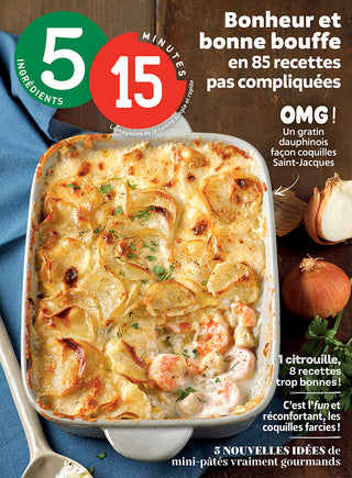 Bonheur et bonne bouffe |  5 ingrédients, 15 minutes