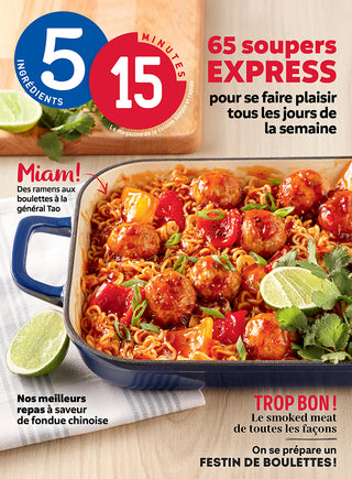 65 soupers EXPRESS | 5 ingrédients 15 minutes