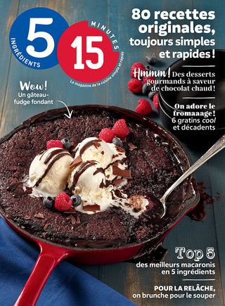 80 recettes originales toujours simples et rapides ! | 5 ingrédients 15 minutes