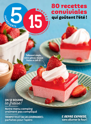 80 recettes conviviales | 5 ingrédients, 15 minutes