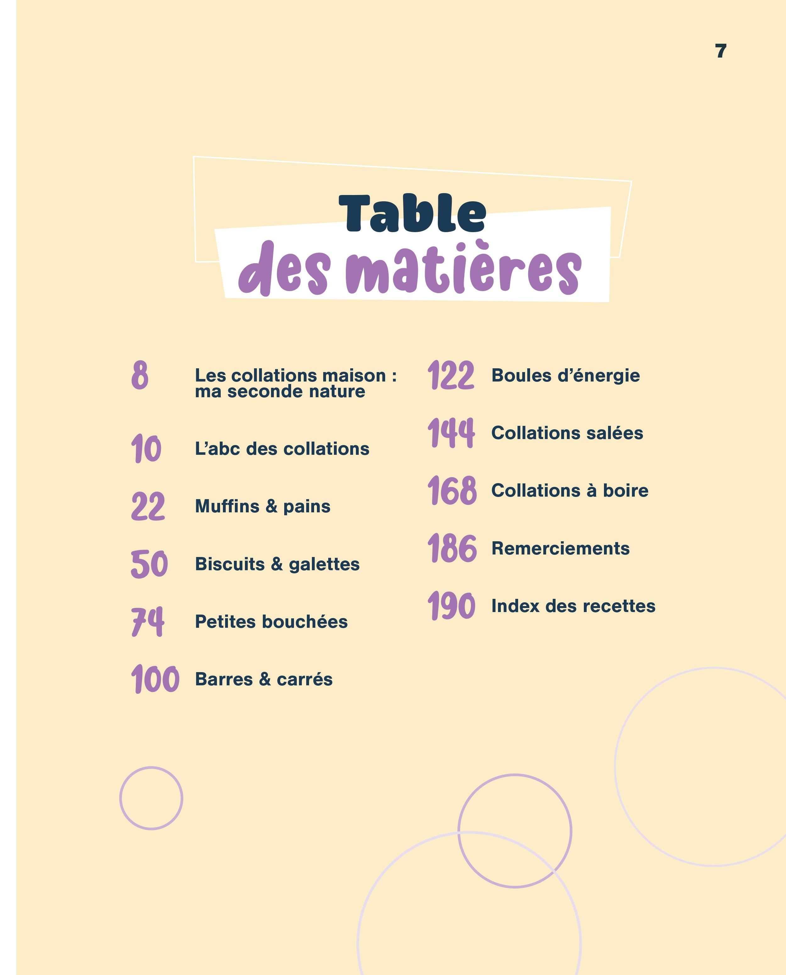 Collations maison | Sandra Griffin