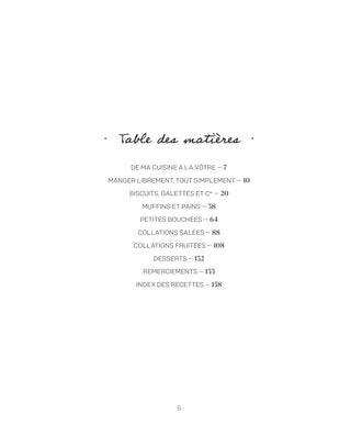 Collations mes recettes faciles pour grignoter santé | Roxanne Cuisine
