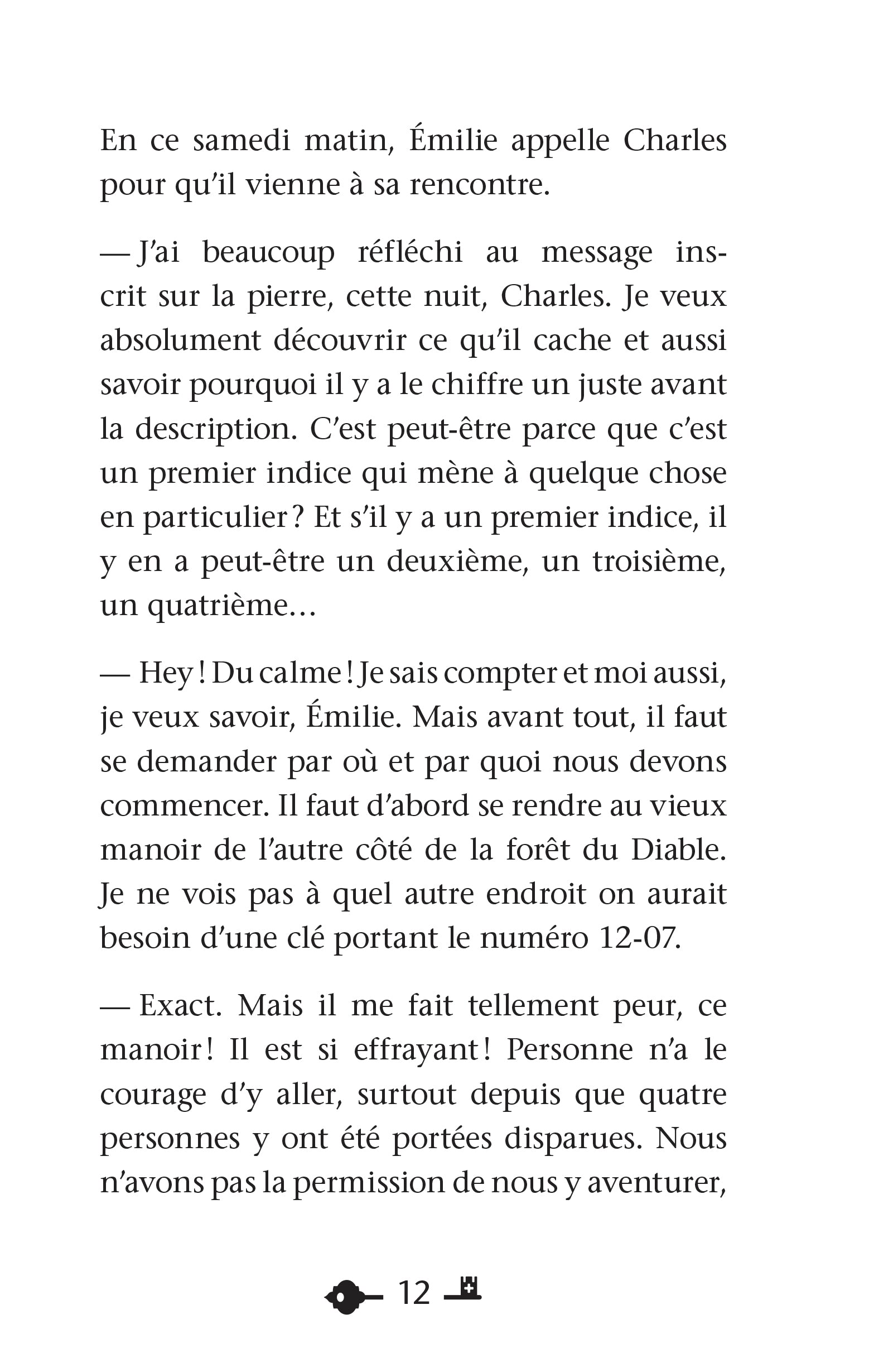 La mystérieuse clé 12-07 - Nathalie Gamache