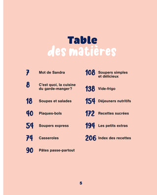 Cuisiner avec ce qu’on a dans le garde-manger | Sandra Griffin