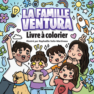 Livre à colorier | La famille Ventura