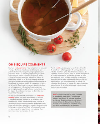 La bible des fondues et raclettes | Je cuisine