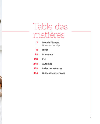 Un an de soupers | 5 ingrédients, 15 minutes