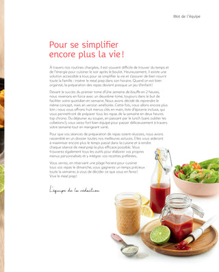Une semaine de bouffe en 2 heures tome 2 | Pratico-Pratiques!