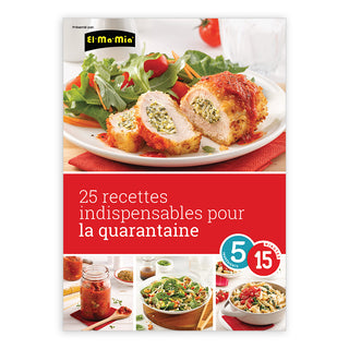Magazine numérique: 25 recettes indispensables pour la quarantaine